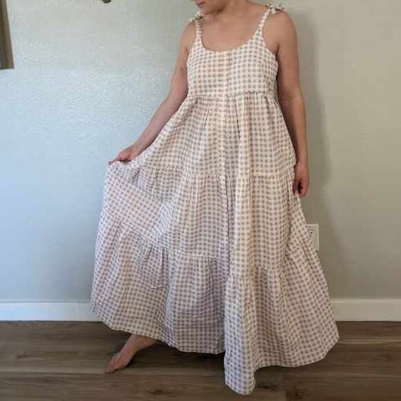 Kate Quinn Women's Spaghetti Tie Prairie Dress - Picture 4 of 5